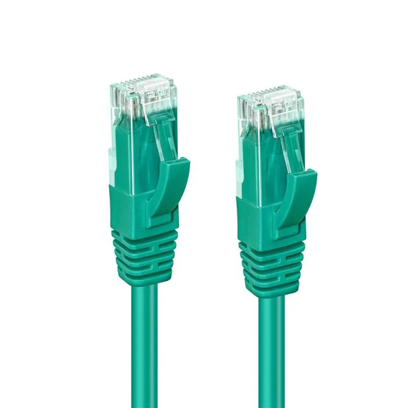 MicroConnect Cat6 UTP RJ45 0.3m Network Cable, Green