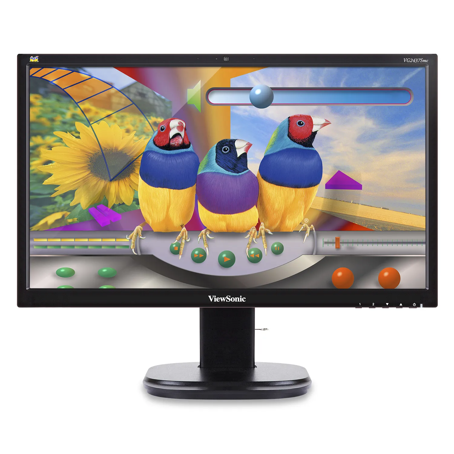 ViewSonic 24" VG2437SMC, Full HD, TFT - monitor