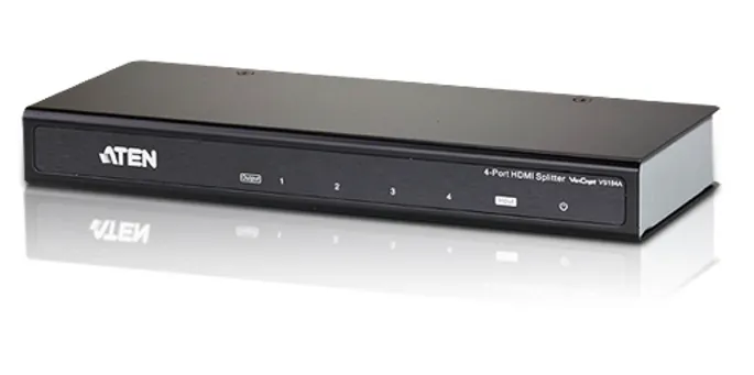 ATEN 4-Port 4K HDMI Splitter -adapteri, Musta