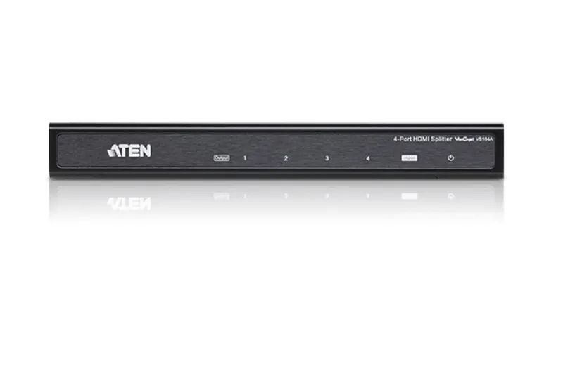 ATEN 4-Port 4K HDMI Splitter -adapteri, Musta