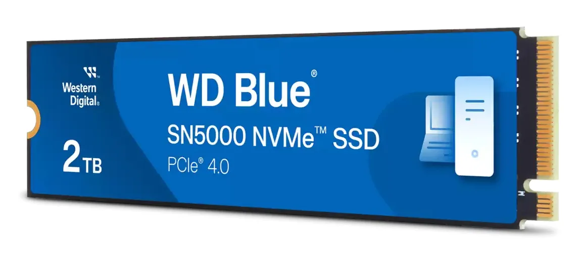 WD Blue SN5000 2 TB, PCIe 4.0, M.2 - SSD