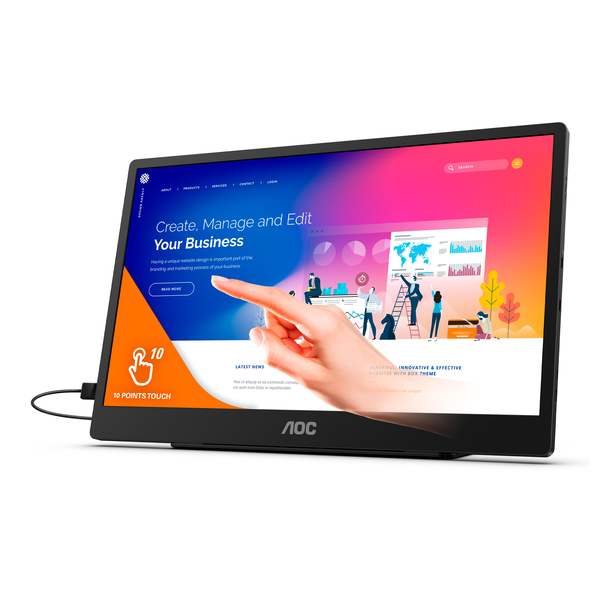 AOC 15.6&quot; 16T2, Full HD, IPS - monitor
