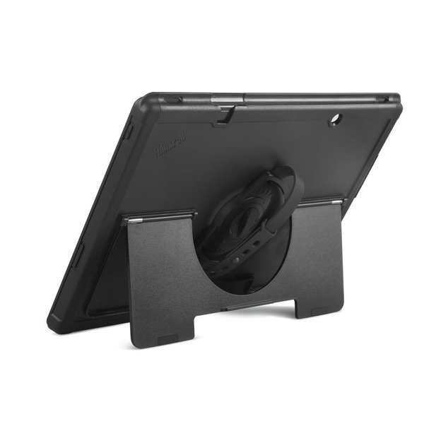 Lenovo Protector - Gen 3 - suojakotelo tabletille - rugged - polykarbonaatti, thermoplastic elastomer (TPE) - musta malleihin ThinkPad X1 Tablet (3rd Gen) 20KJ,