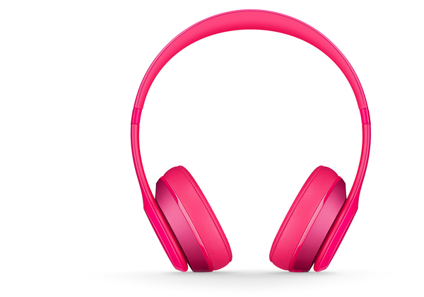 BEATS Headphones Solo2 On-Ear Mic Pink