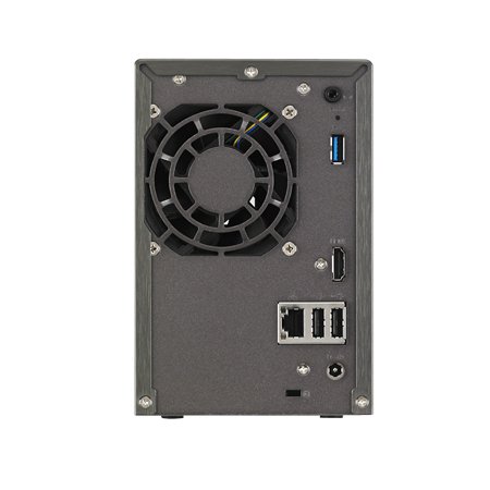 ASUSTOR AS-202TE 2-Bay NAS Intel ATOM Dual Core 1 GB DDR3 GbE x 1 USB 3.0 &amp; SATA III WoL System Sleep Mode