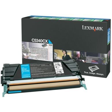 Lexmark C5340CX Toner cartridge, Cyan