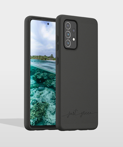 Bigben Samsung Galaxy A52 Just Green Biodegradable Case Black