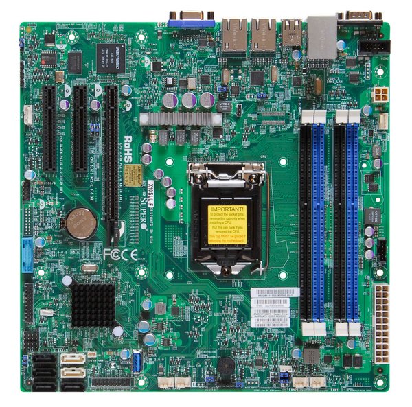 Supermicro C222-E, mATX moderkort