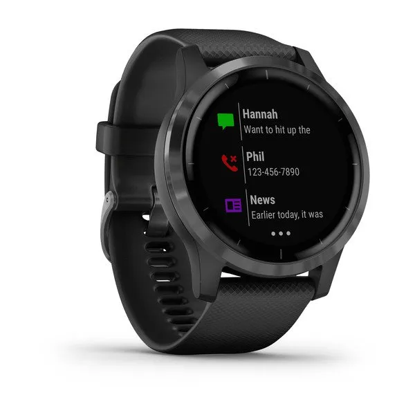 Garmin Vivoactive 4 - Smart Watch, Black/Gun Metal