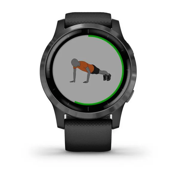 Garmin Vivoactive 4 - Smart Watch, Black/Gun Metal