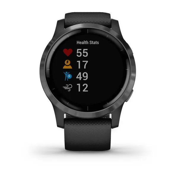 Garmin Vivoactive 4 - Smart Watch, Black/Gun Metal