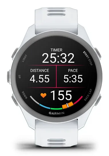 Garmin Forerunner 170 -urheilukello, Whitestone/Cloud Blue