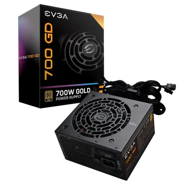 EVGA GD 700W -virtal&auml;hde, 80 Plus Gold