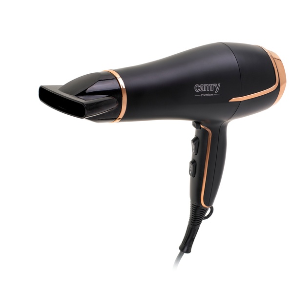 ADLER Camry CR 2255 2000 W -hiustenkuivaaja, musta/kulta