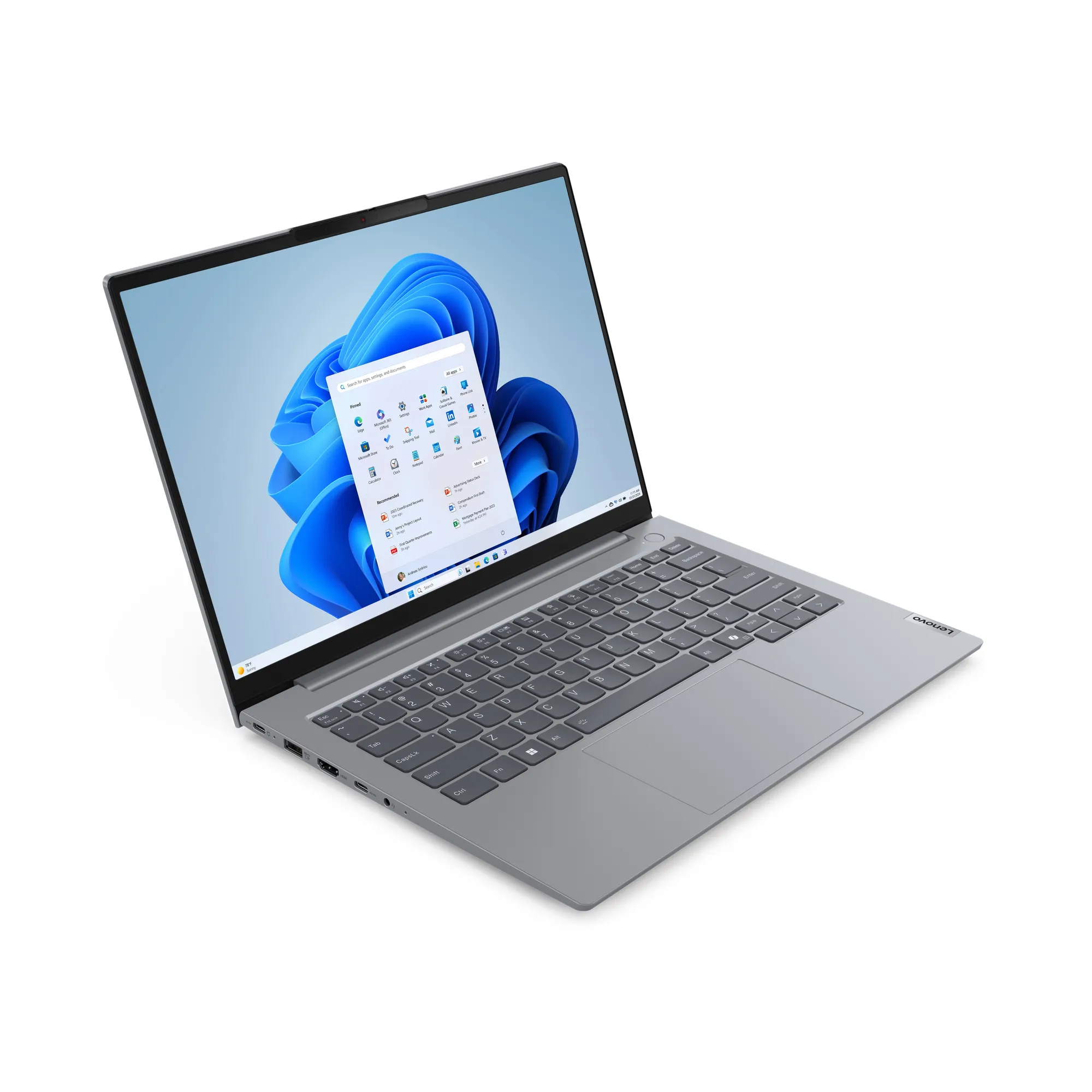 Lenovo ThinkBook 14 G7 ARP 14&quot; 7533HS, 16 GB, 512 GB SSD, Win 11 Pro - b&auml;rbar dator, Gr&aring;