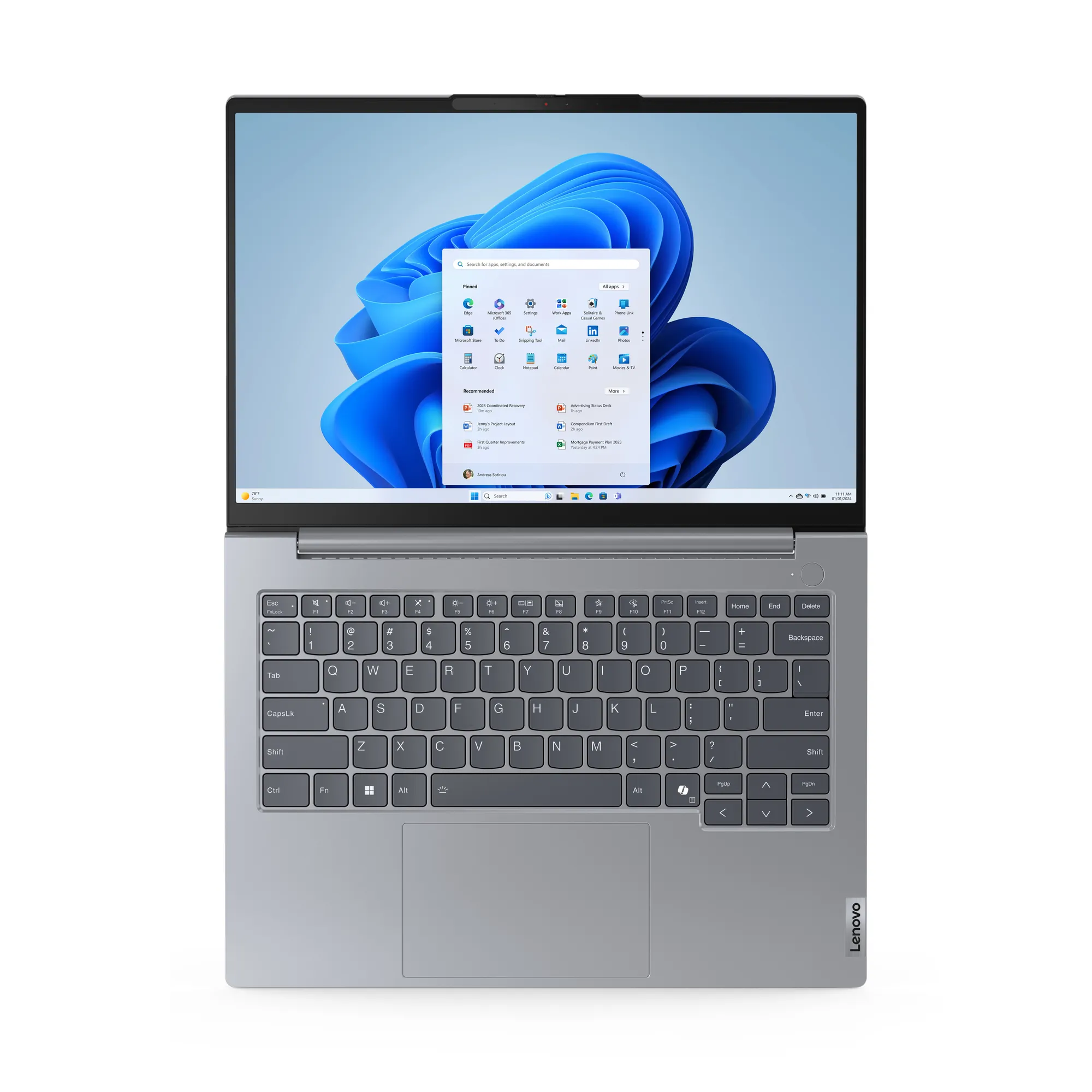 Lenovo ThinkBook 14 G7 ARP 14&quot; 7533HS, 16 GB, 512 GB SSD, Win 11 Pro - b&auml;rbar dator, Gr&aring;
