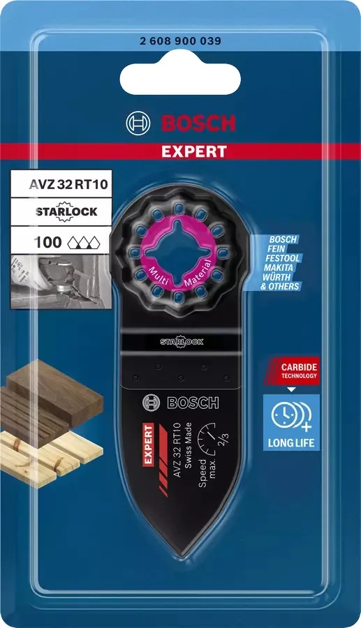 Bosch sanding finger MultiMaterial AVZ32RT10 1St - 2608900039 EXPERT RANGE