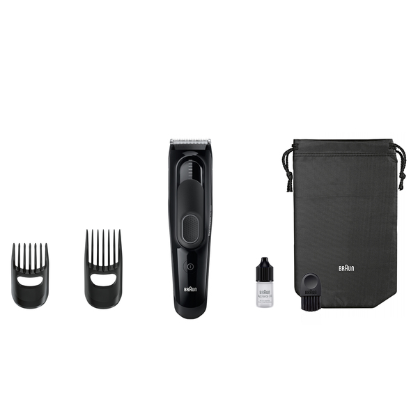 *BRAUN KOTIPARTURI HAIR PERFECT HC5050. Braun Series 5 Hair Clipper Braunin &auml;&auml;rimm&auml;inen hiustenleikkuukokemus,jossa on valittavana 16 pituutta (3-35mm) T&auml;ysin v