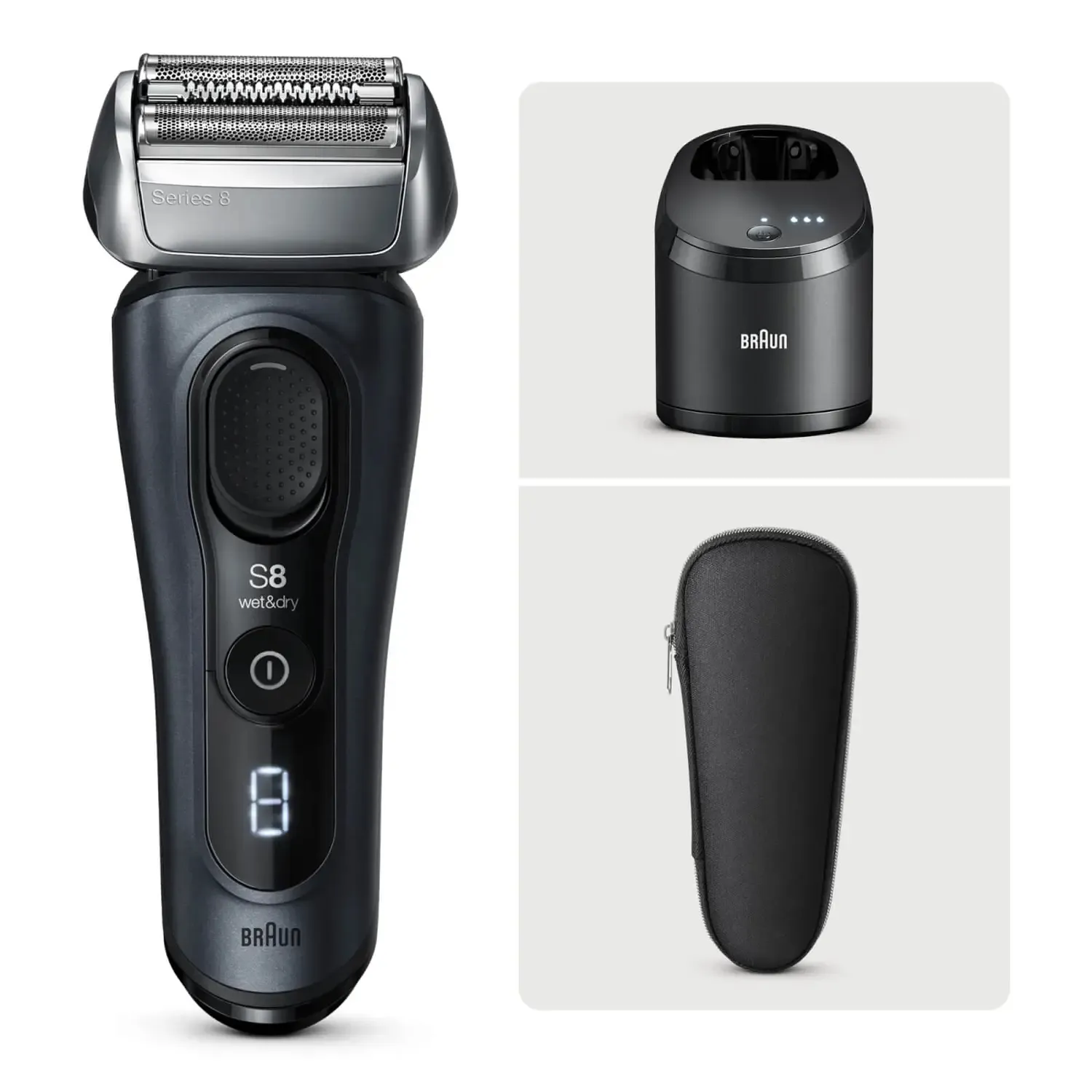 Braun Series 8 8450cc Wet & dry system - shaver
