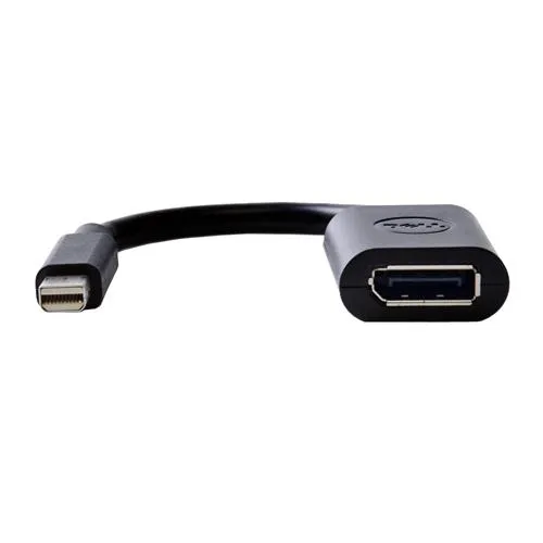 Dell Mini DisplayPort &ndash; DisplayPort, 0.203 m adapter, Black