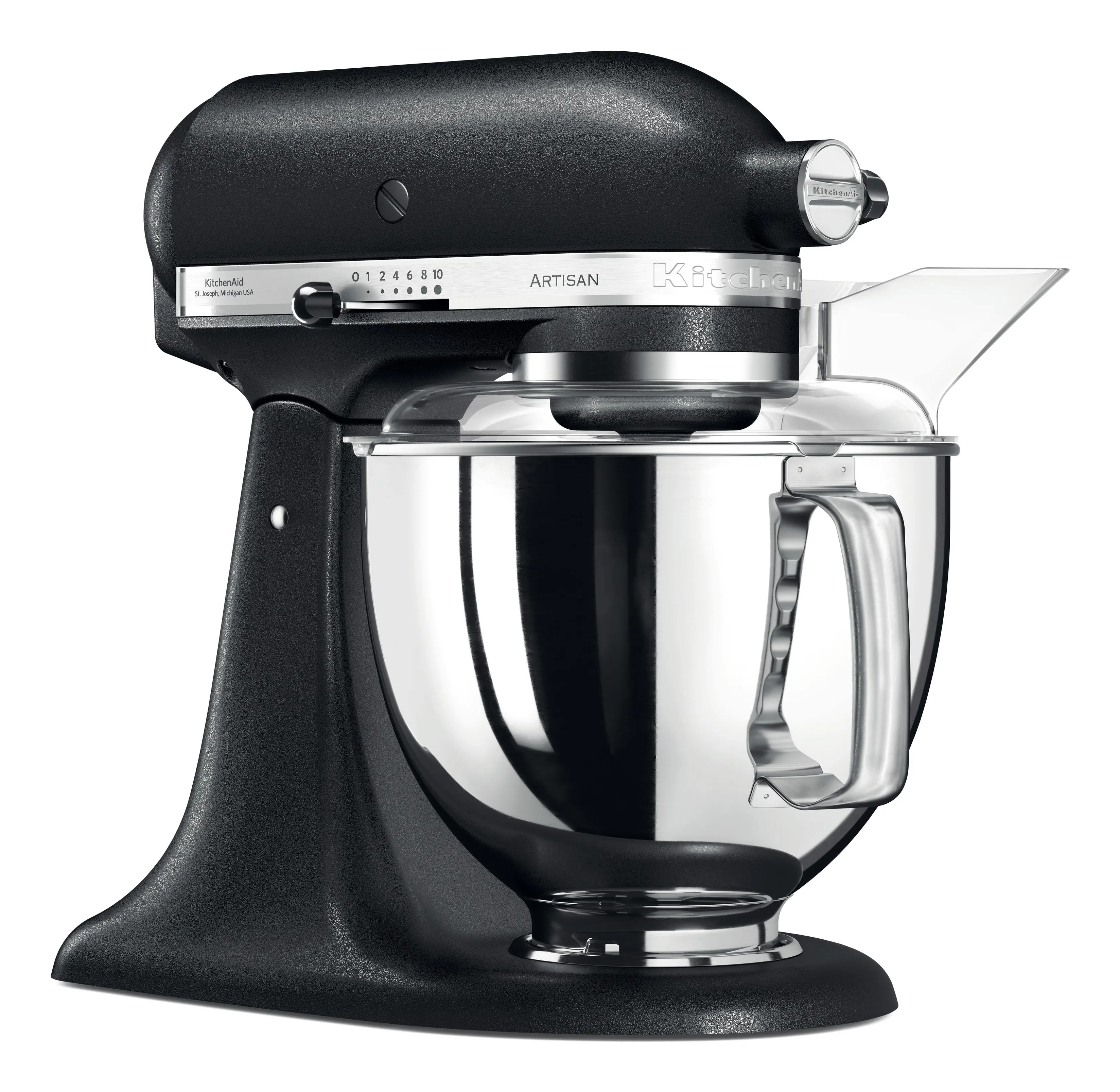 KitchenAid Artisan 5KSM175PSEBK Yleiskone 4,8 litraa 300 wattia - Valurautamusta