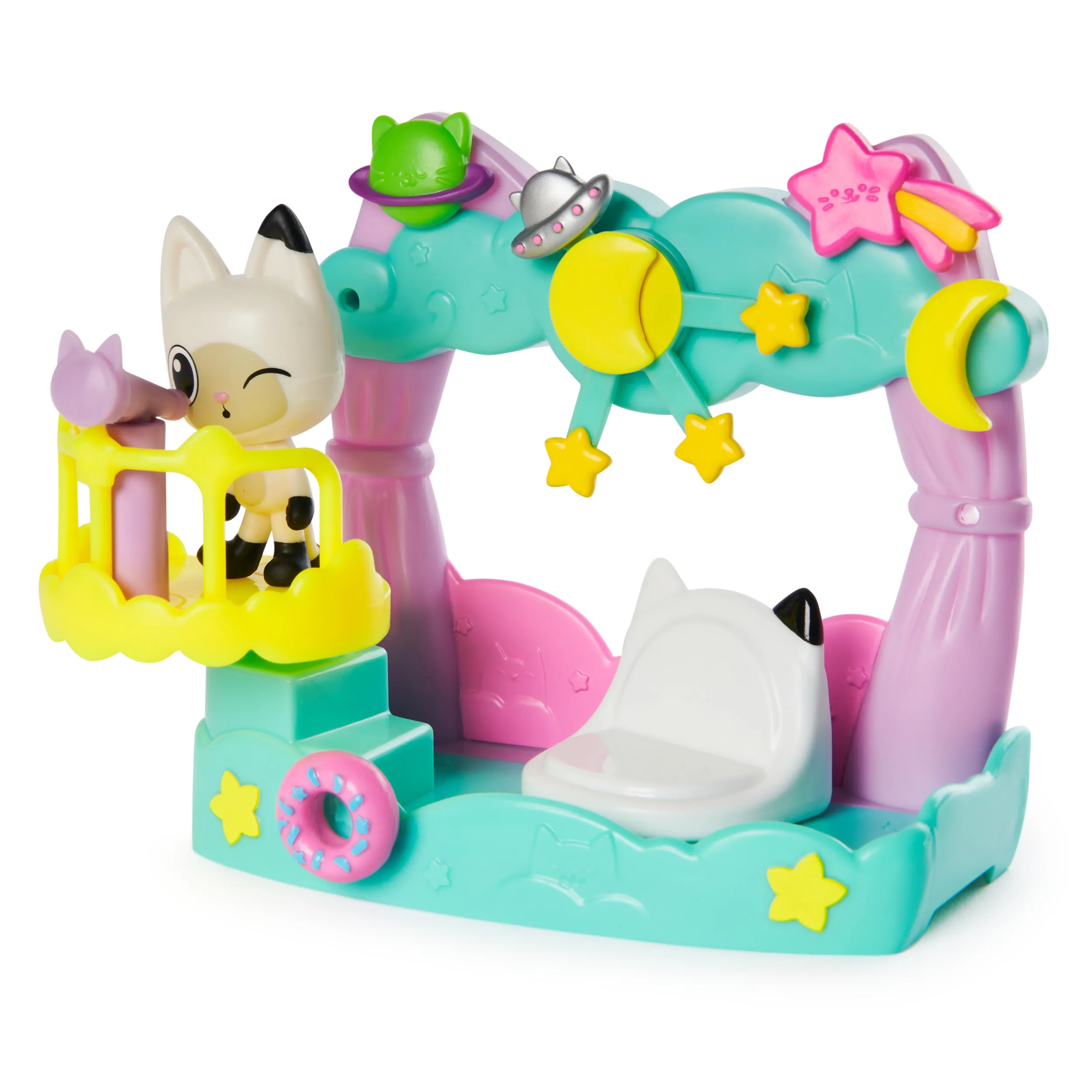 Spin Master Gabby's Dollhouse - Balcony Playset Pandy Paws Starry Sky