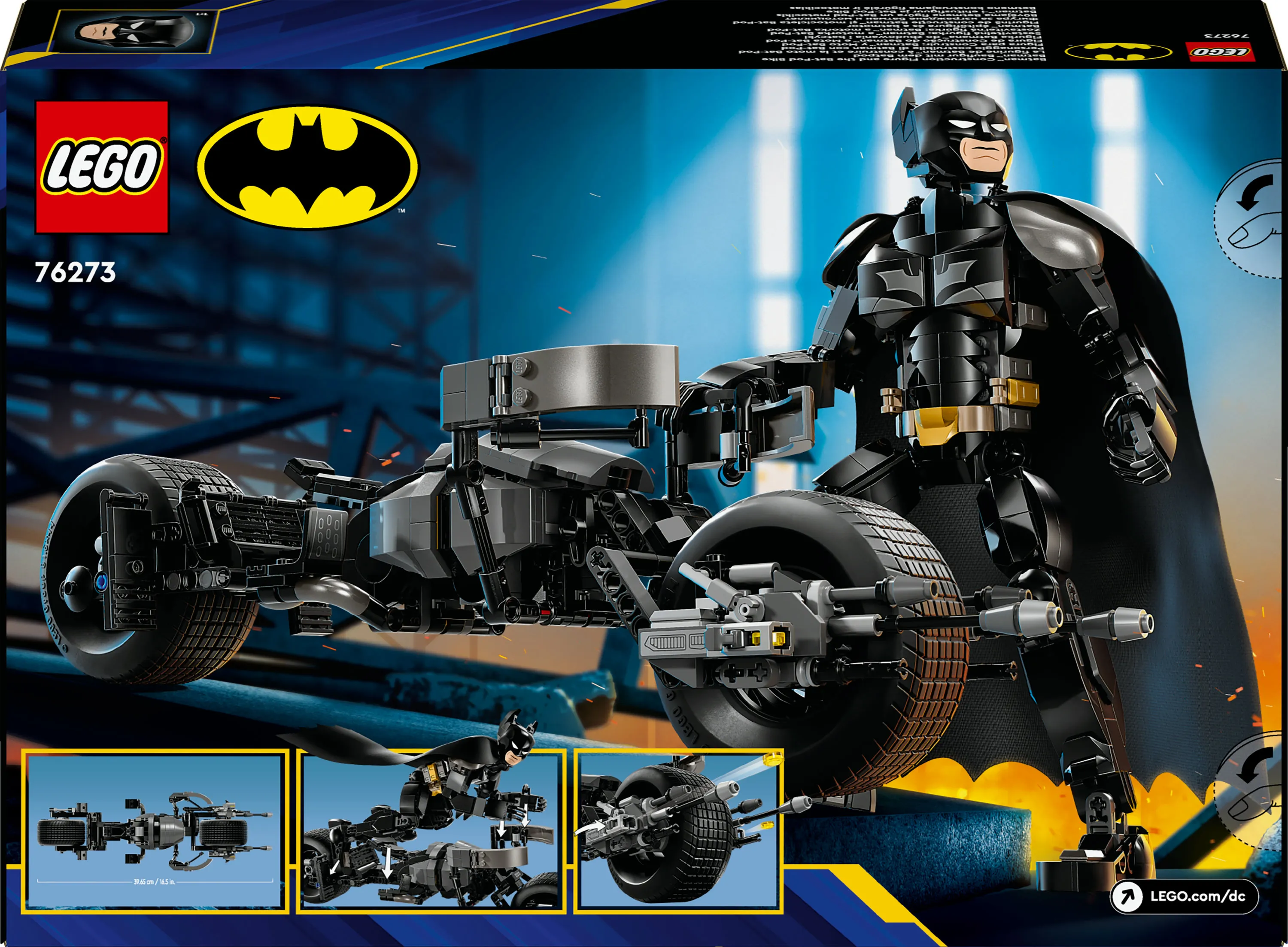 LEGO DC Batman Byggbar Batman-figur och Batpod 76273