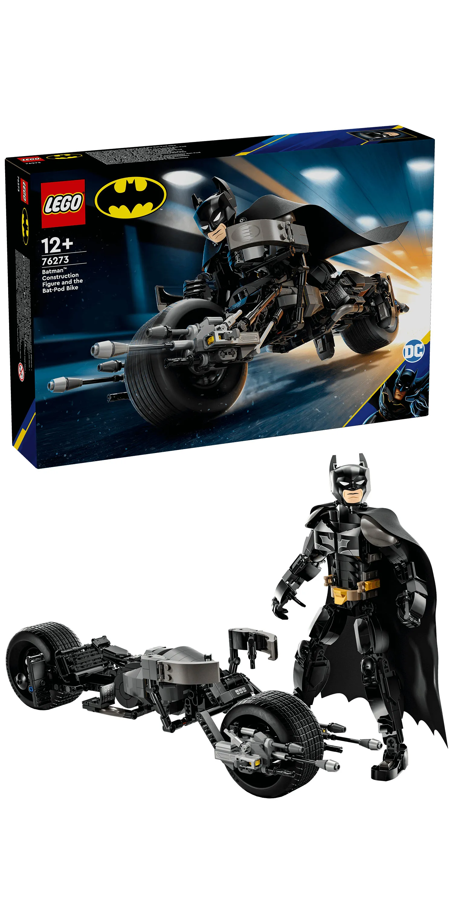 LEGO DC Batman Byggbar Batman-figur och Batpod 76273
