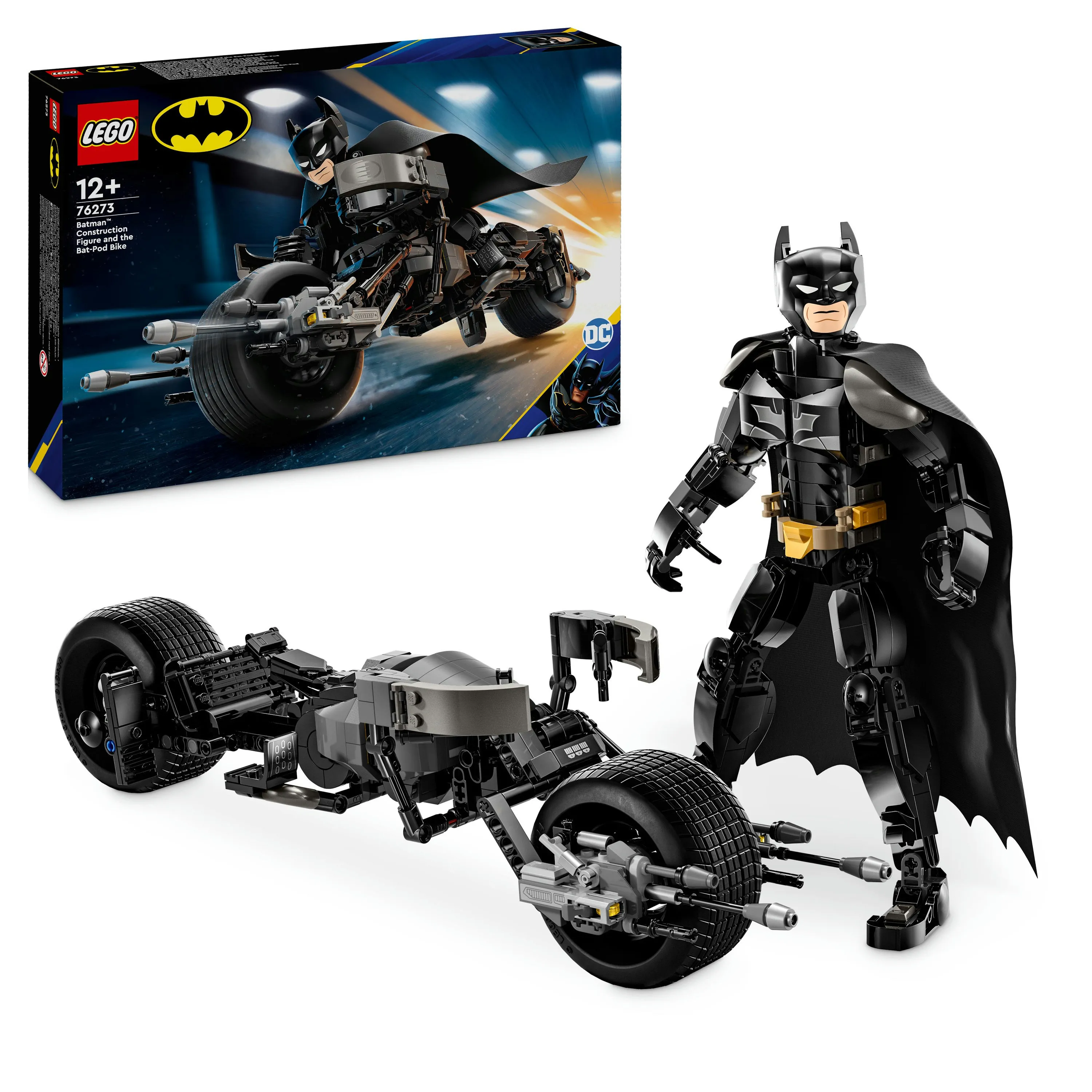 LEGO DC Batman Byggbar Batman-figur och Batpod 76273