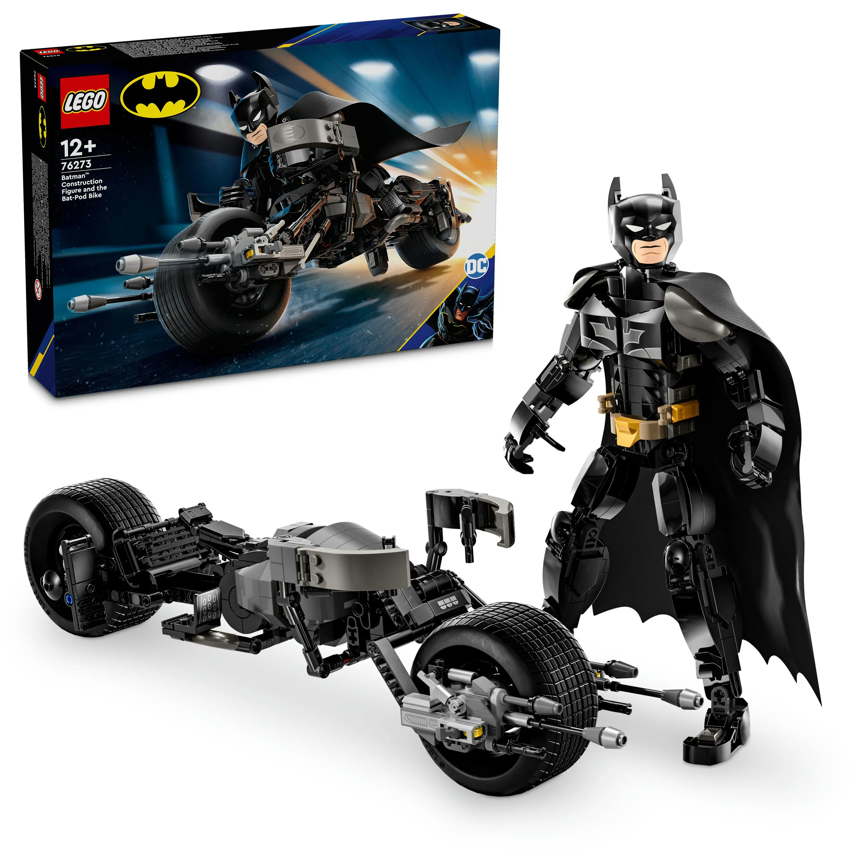 LEGO DC Batman Byggbar Batman-figur och Batpod 76273