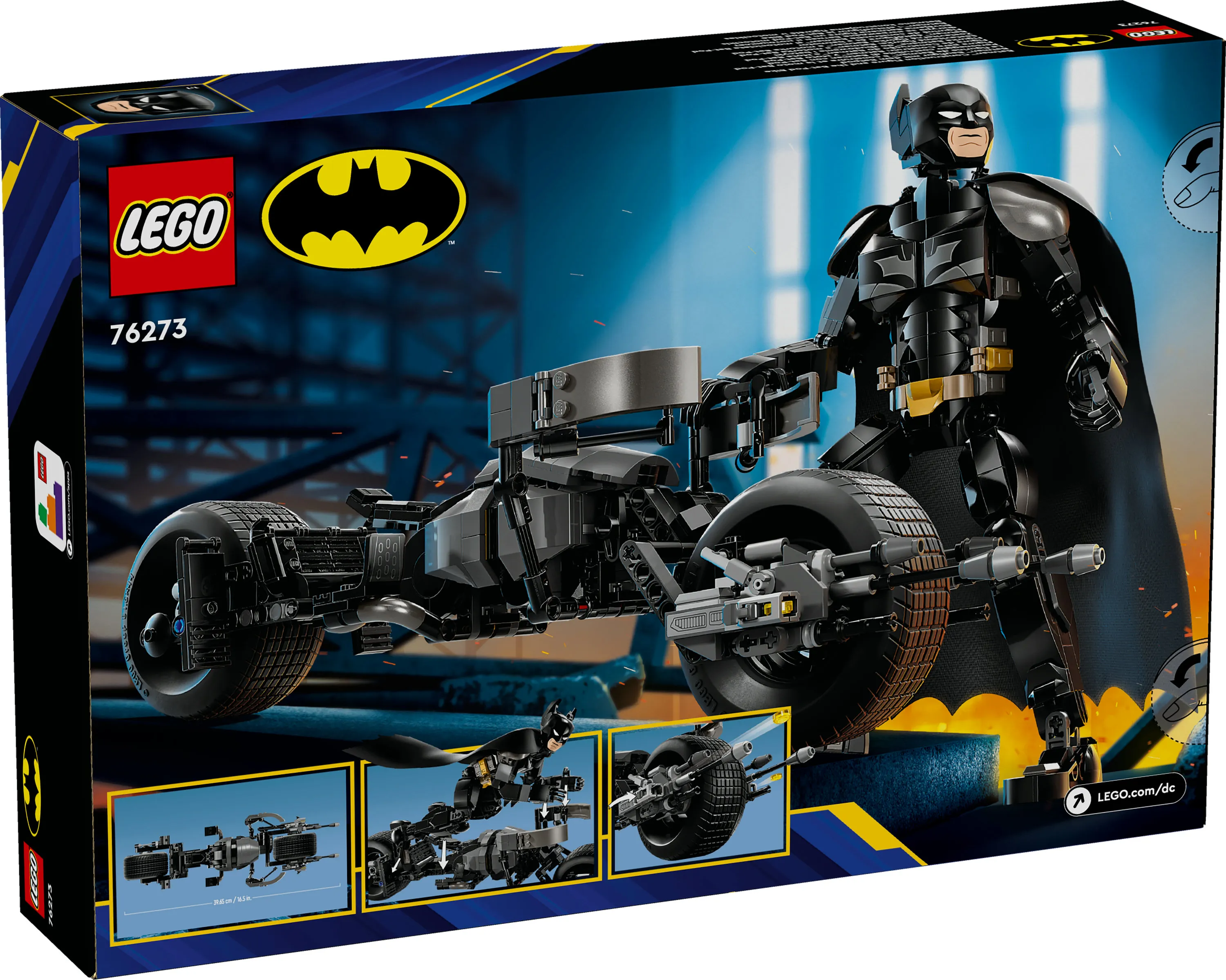 LEGO DC Batman Byggbar Batman-figur och Batpod 76273