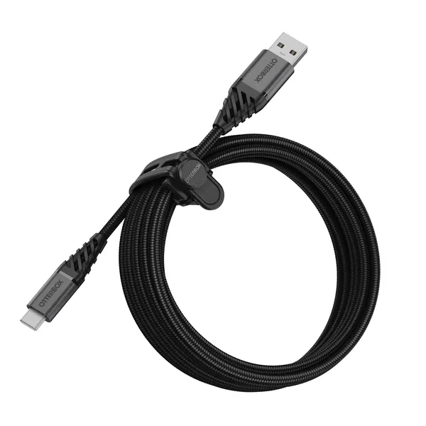 OtterBox Premium USB-A - USB-C - cable, 3m, Black