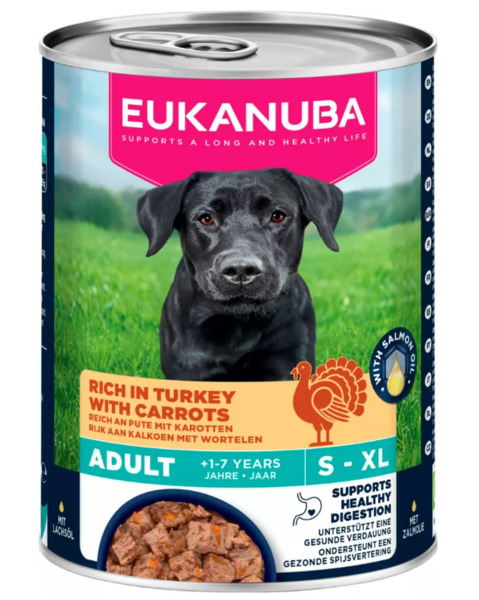 Eukanuba Life Care Turkey and Carrots, Koiran m&auml;rk&auml;ruoka, Adult, 400 g
