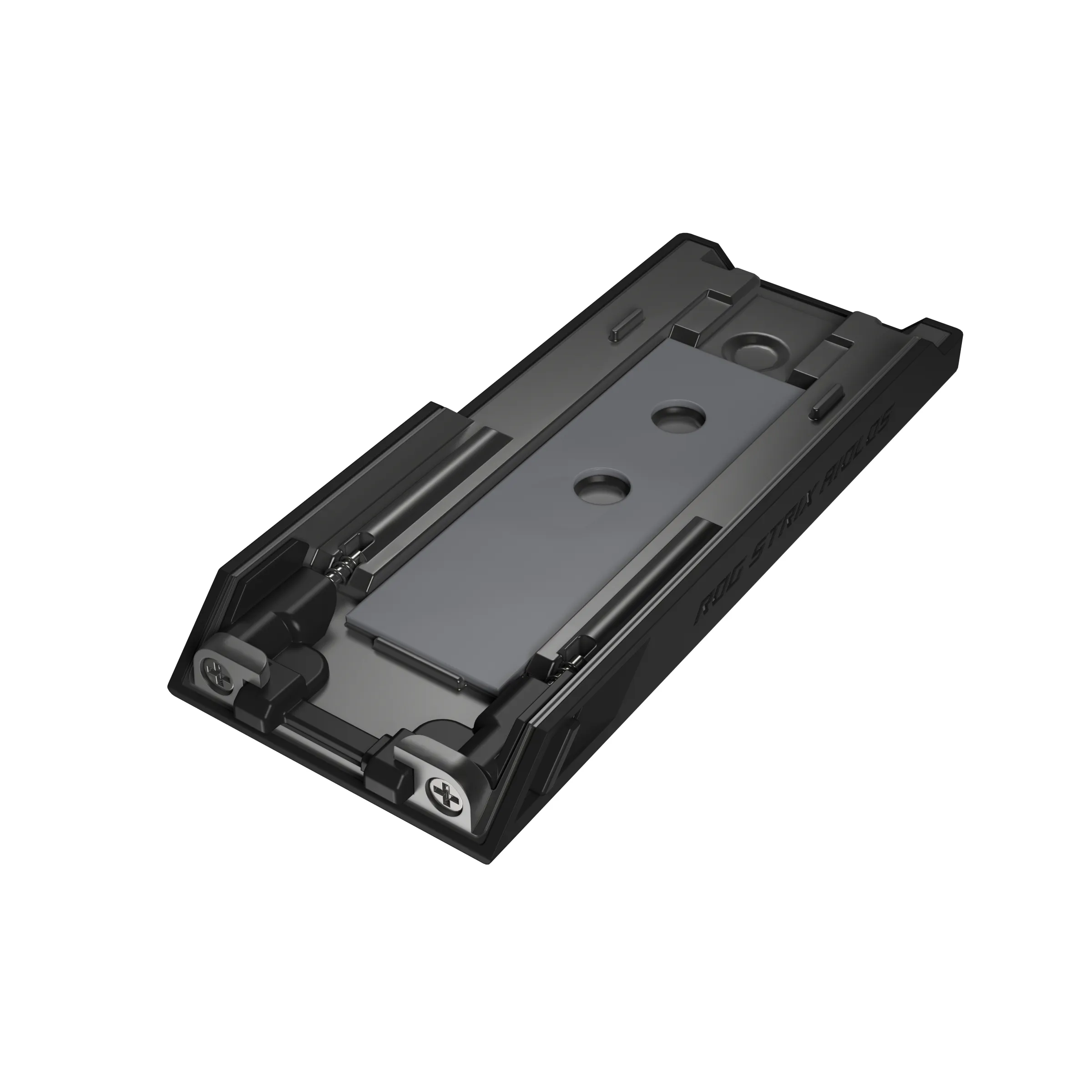 ASUS ROG Strix Aiolos M.2 NVMe/SATA SSD-kapsling, USB-C, USB 3.2 Gen 2x2, svart