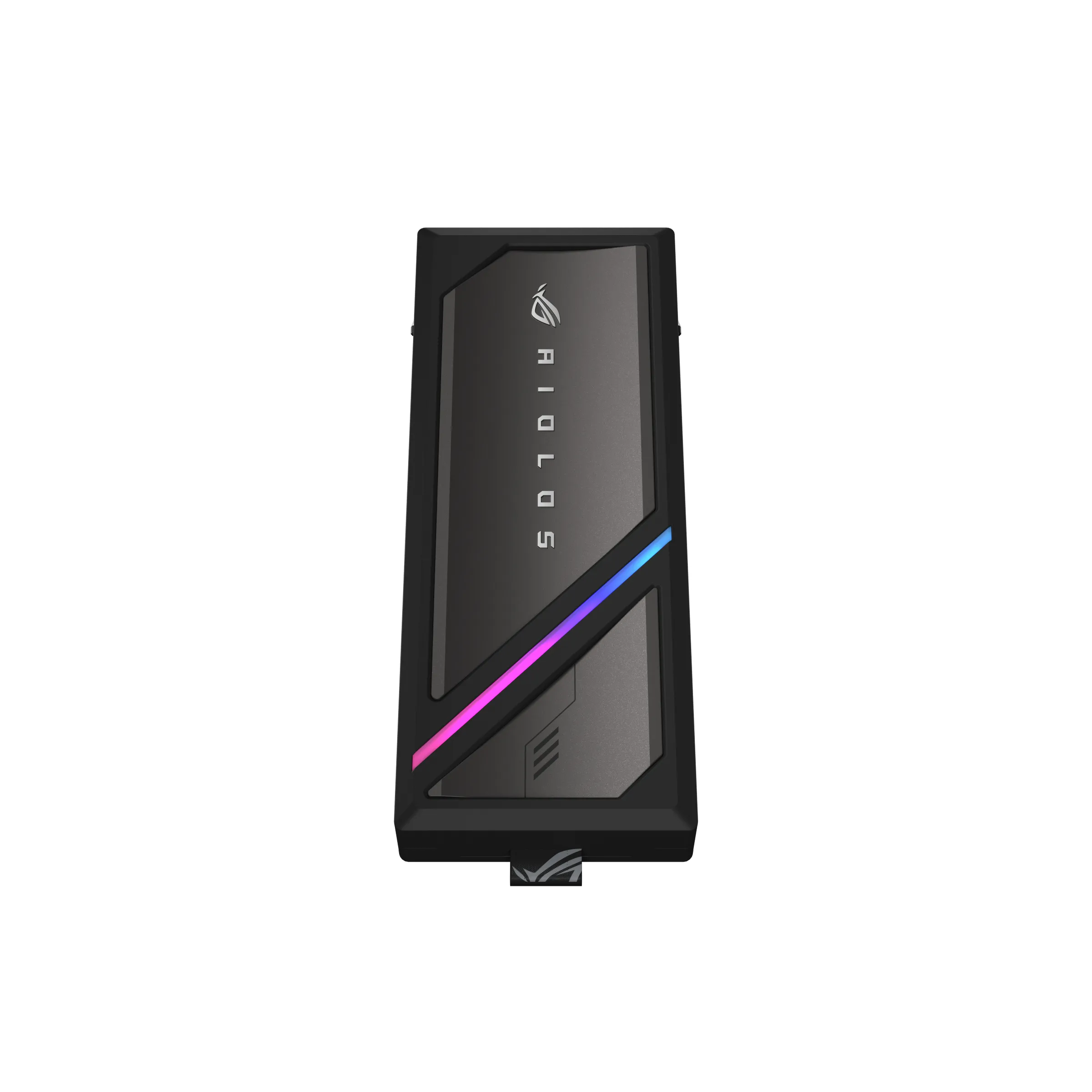 ASUS ROG Strix Aiolos M.2 NVMe/SATA SSD-kapsling, USB-C, USB 3.2 Gen 2x2, svart