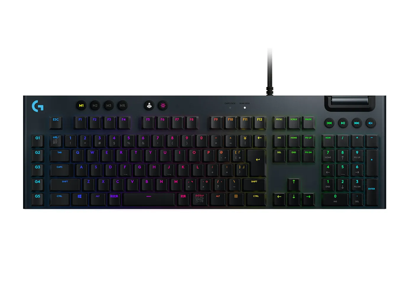 Logitech G815 LIGHTSYNC RGB Mechanical Gaming Keyboard, GL Clicky, Black