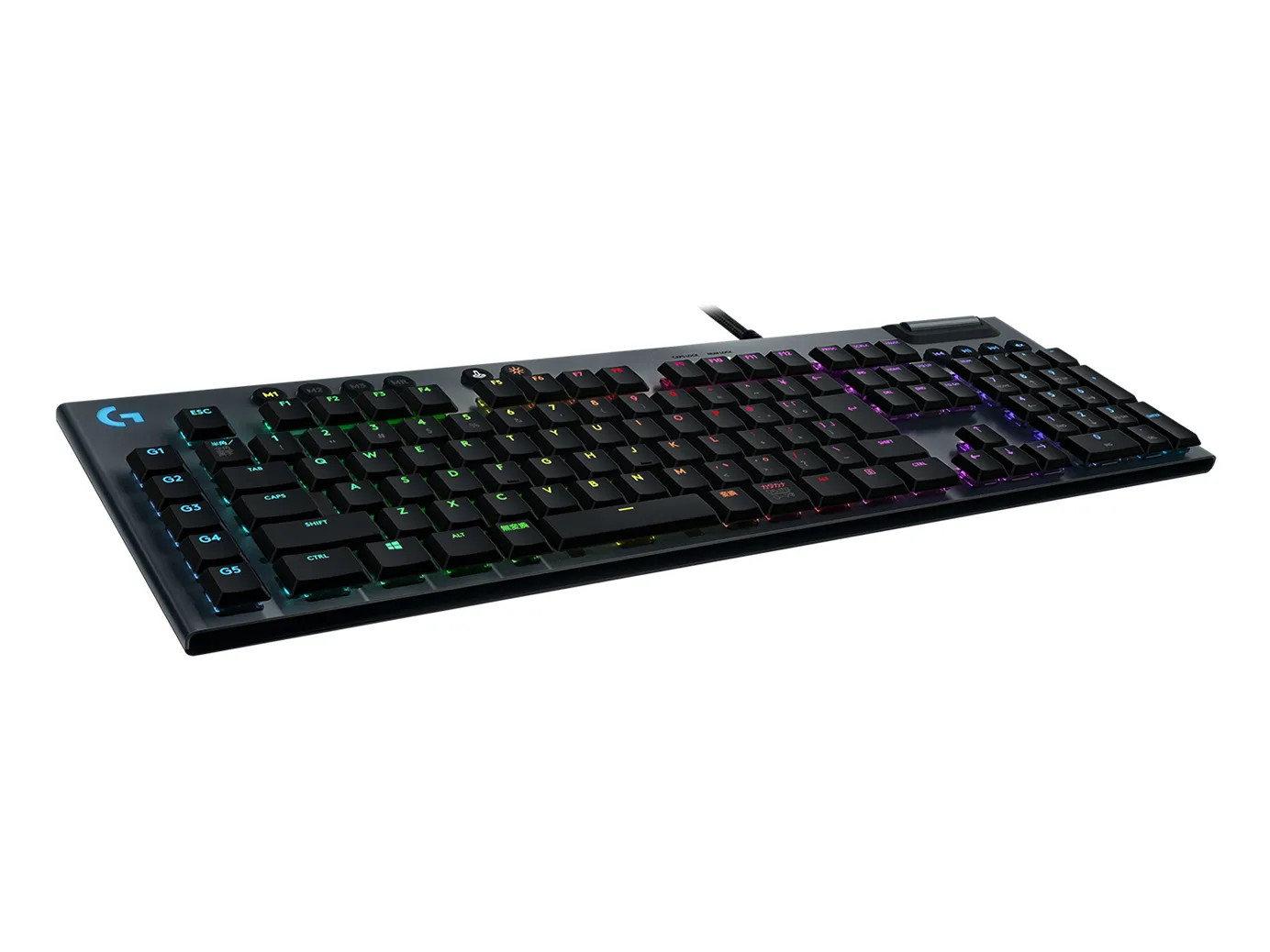 Logitech G815 LIGHTSYNC RGB Mechanical Gaming Keyboard, GL Clicky, Black