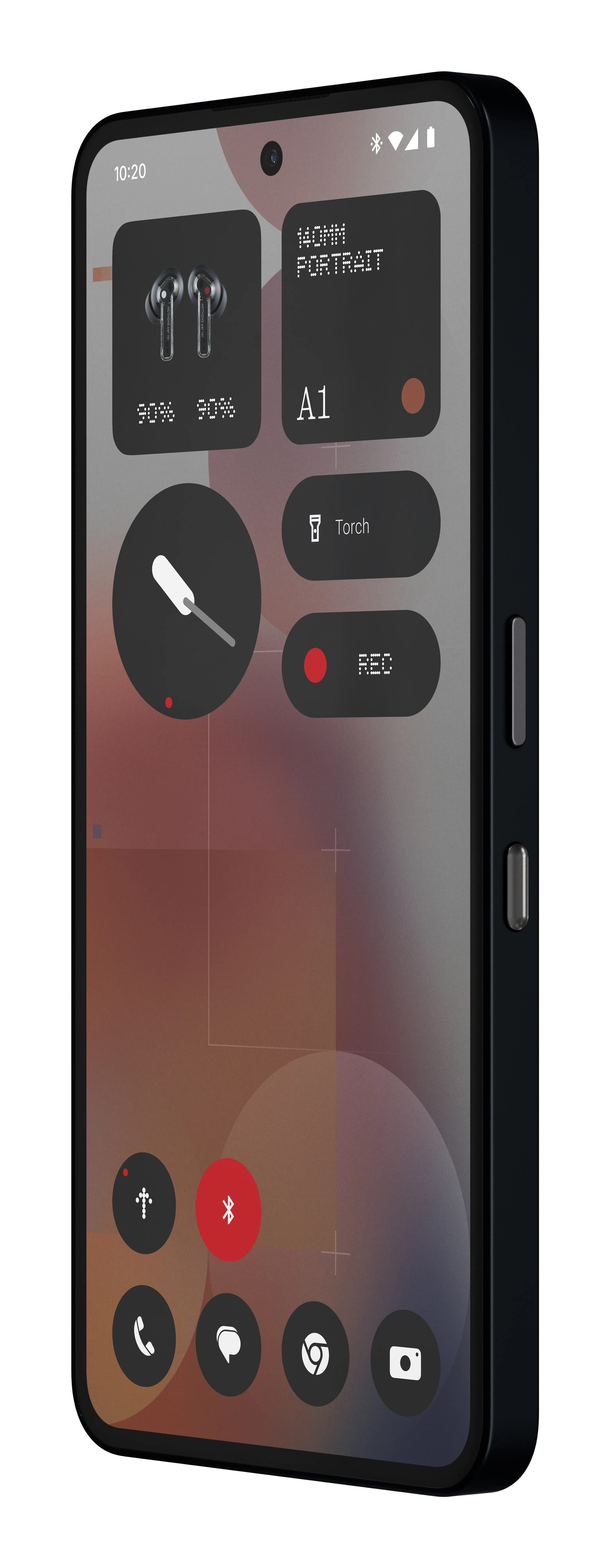 Nothing Phone (3a) Pro 12/256 Gt -puhelin, musta