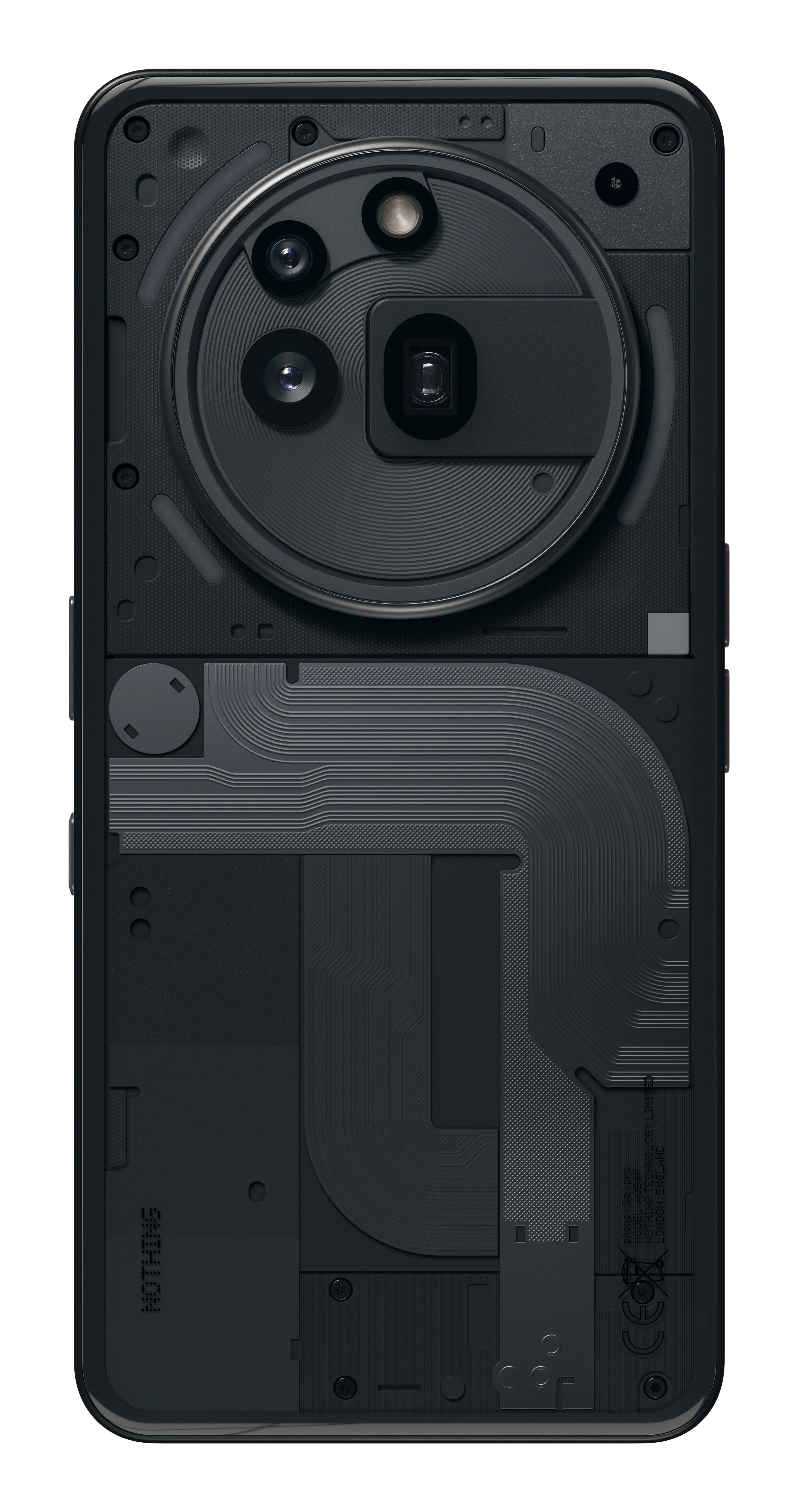 Nothing Phone (3a) Pro 12/256 Gt -puhelin, musta