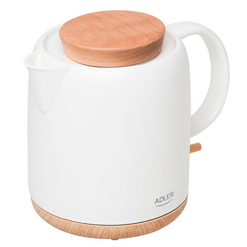 ADLER AD 1304 -vedenkeitin, 1,0 l, 1200 W, Ecru