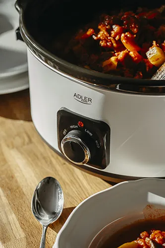 Adler AD 6413W Slowcooker 5,8 Liter 290 Watt Vit