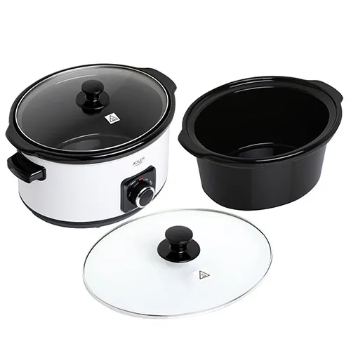 Adler AD 6413W Slowcooker 5,8 Liter 290 Watt Vit