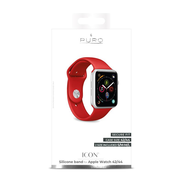 Apple Watch -ranneke, 42-44 mm, S/M &amp; M/L, punainen