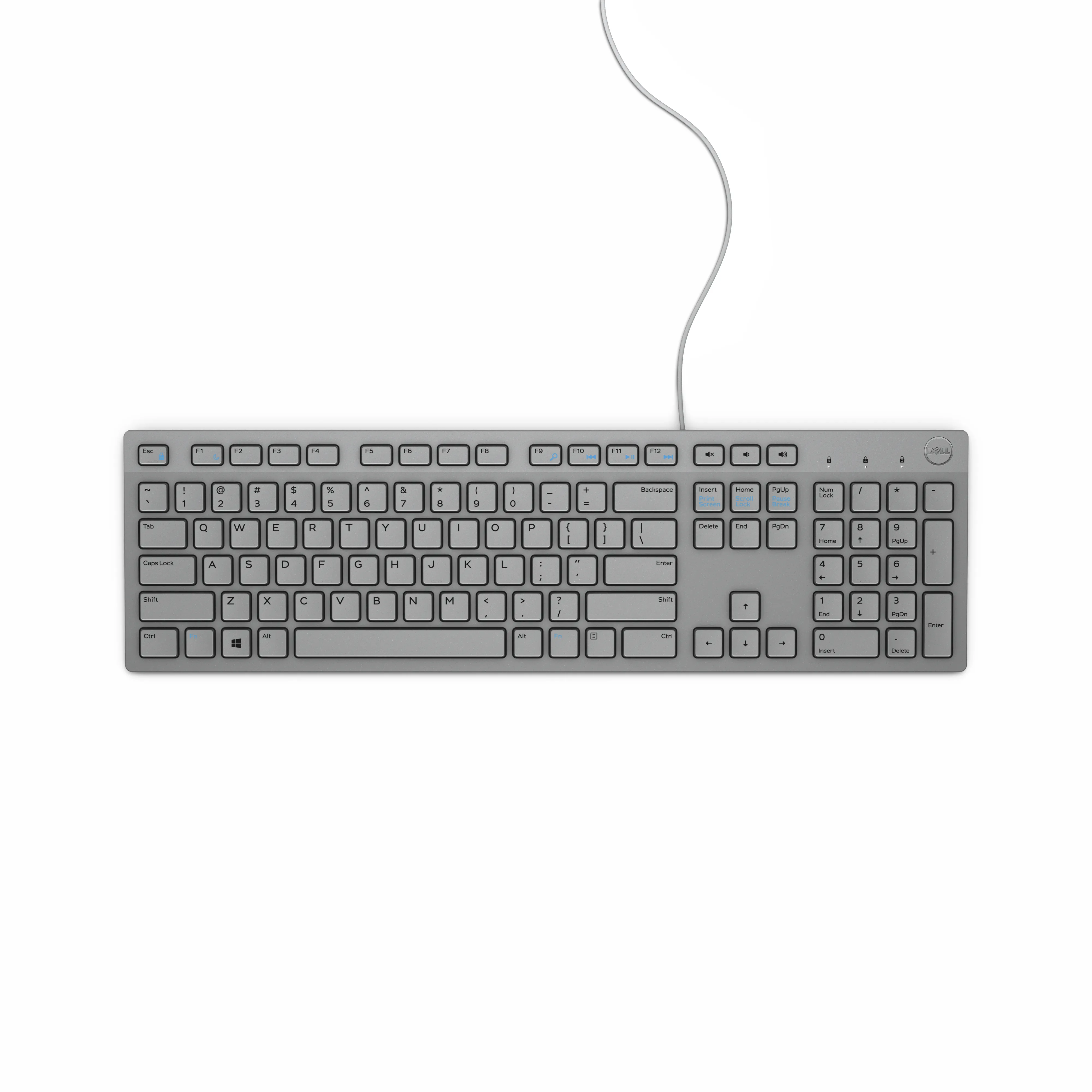 DELL Dell KB216 Multimedia Keyboard USB Black US/INT