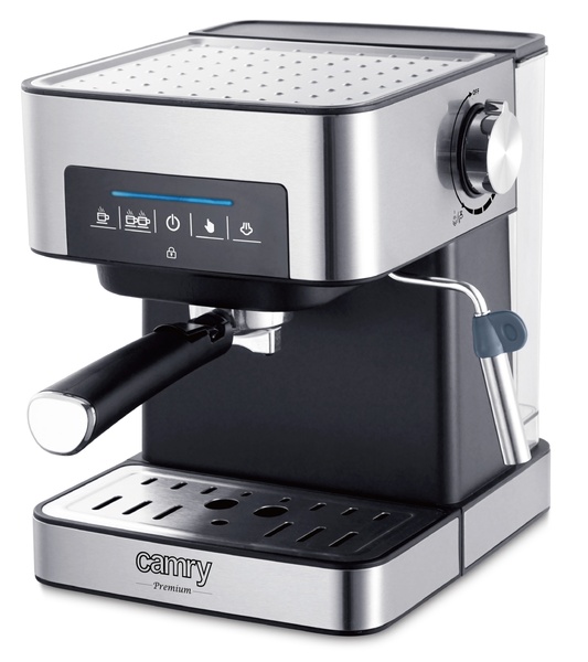ADLER Camry CR 4410 Espresso Machine, 1.6L, Black and stainless steel