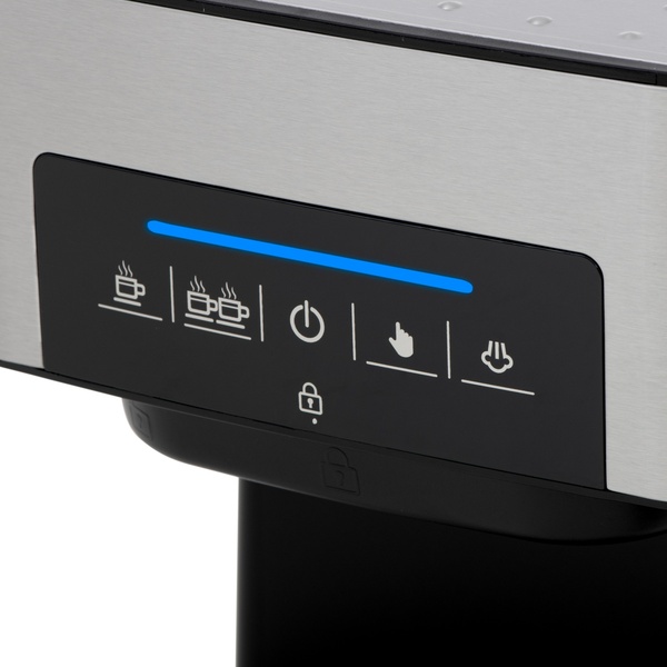 ADLER Camry CR 4410 Espresso Machine, 1.6L, Black and stainless steel