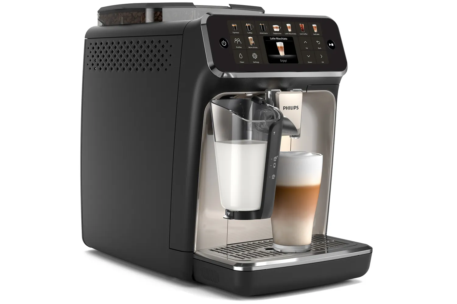 Philips 5500 series EP5547 Automatisk kaffemaskin Svart/förkromad