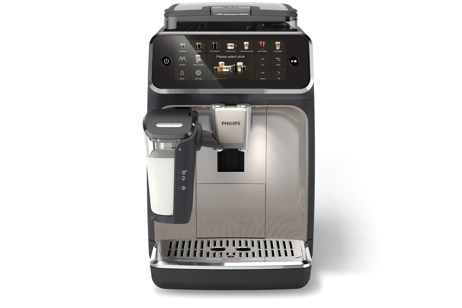 Philips 5500 series EP5547 Automatisk kaffemaskin Svart/f&ouml;rkromad