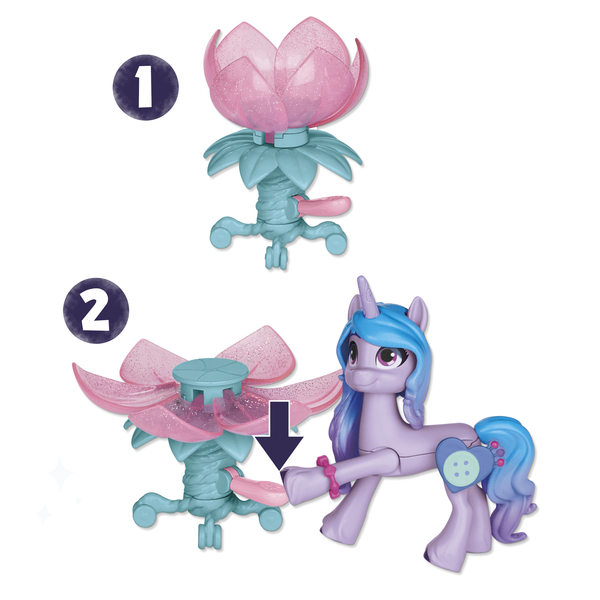 My Little Pony 3 Inch Playset Izzy Moonbow Unicorn Tea Party