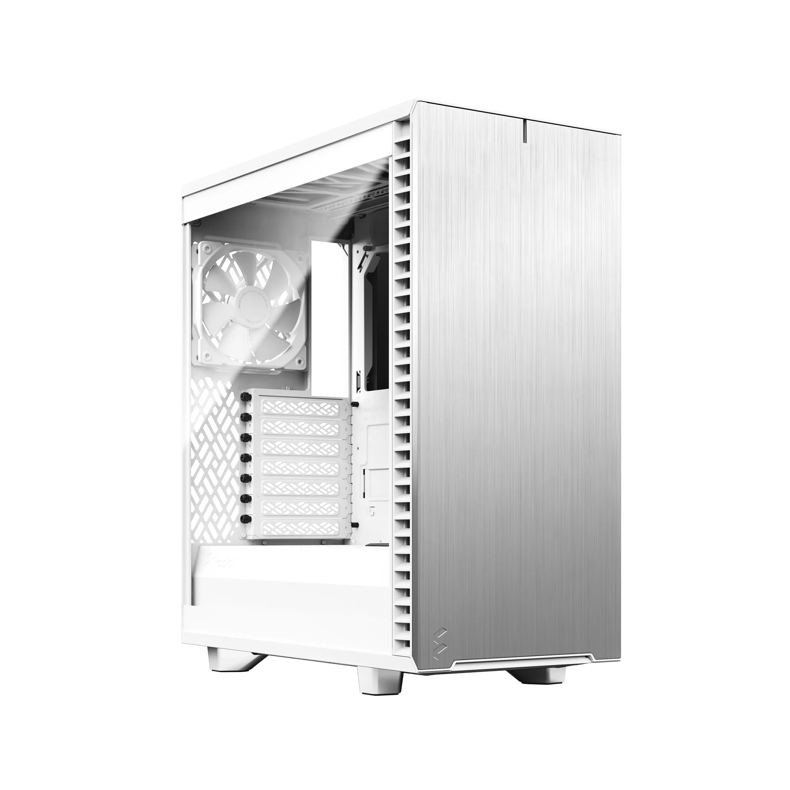 Fractal Design Define 7 Compact - Mid Tower case with window, White / Clear Tint